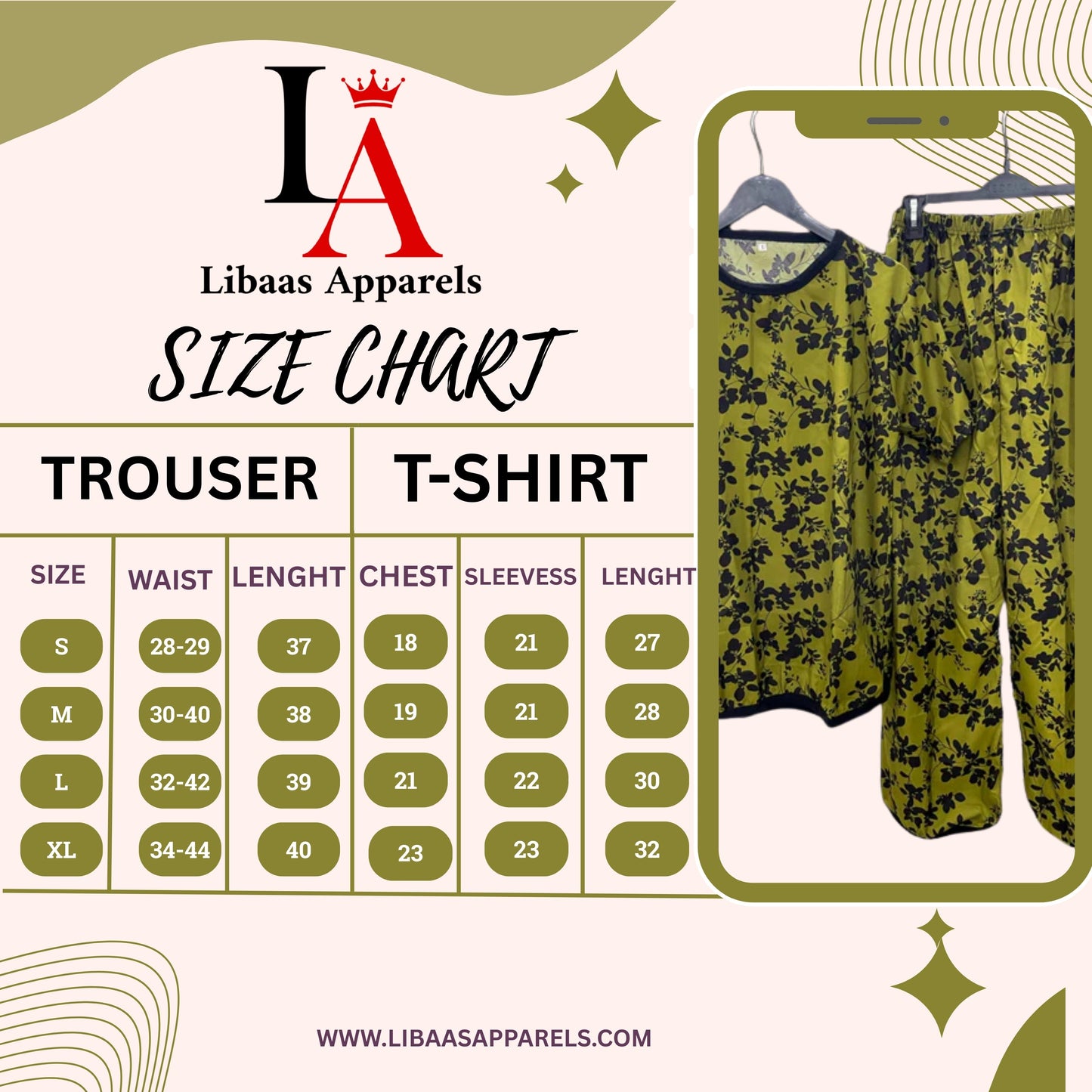 VINTAGE VINE PRINTED SHIRT AND TROUSER