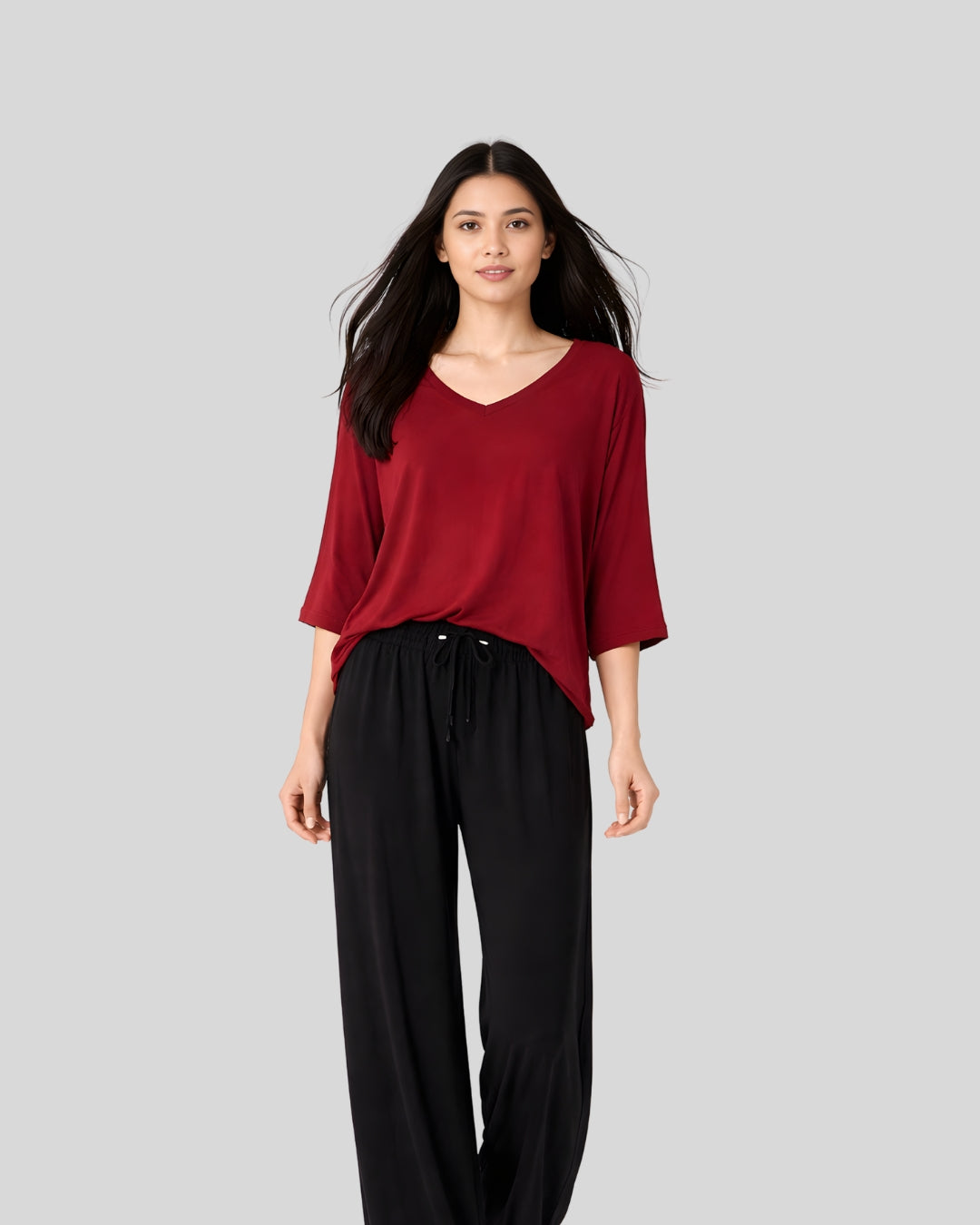 Plain Style Night Suit