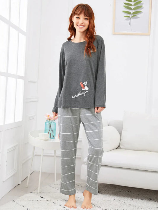 Travelling Printed Night Suit