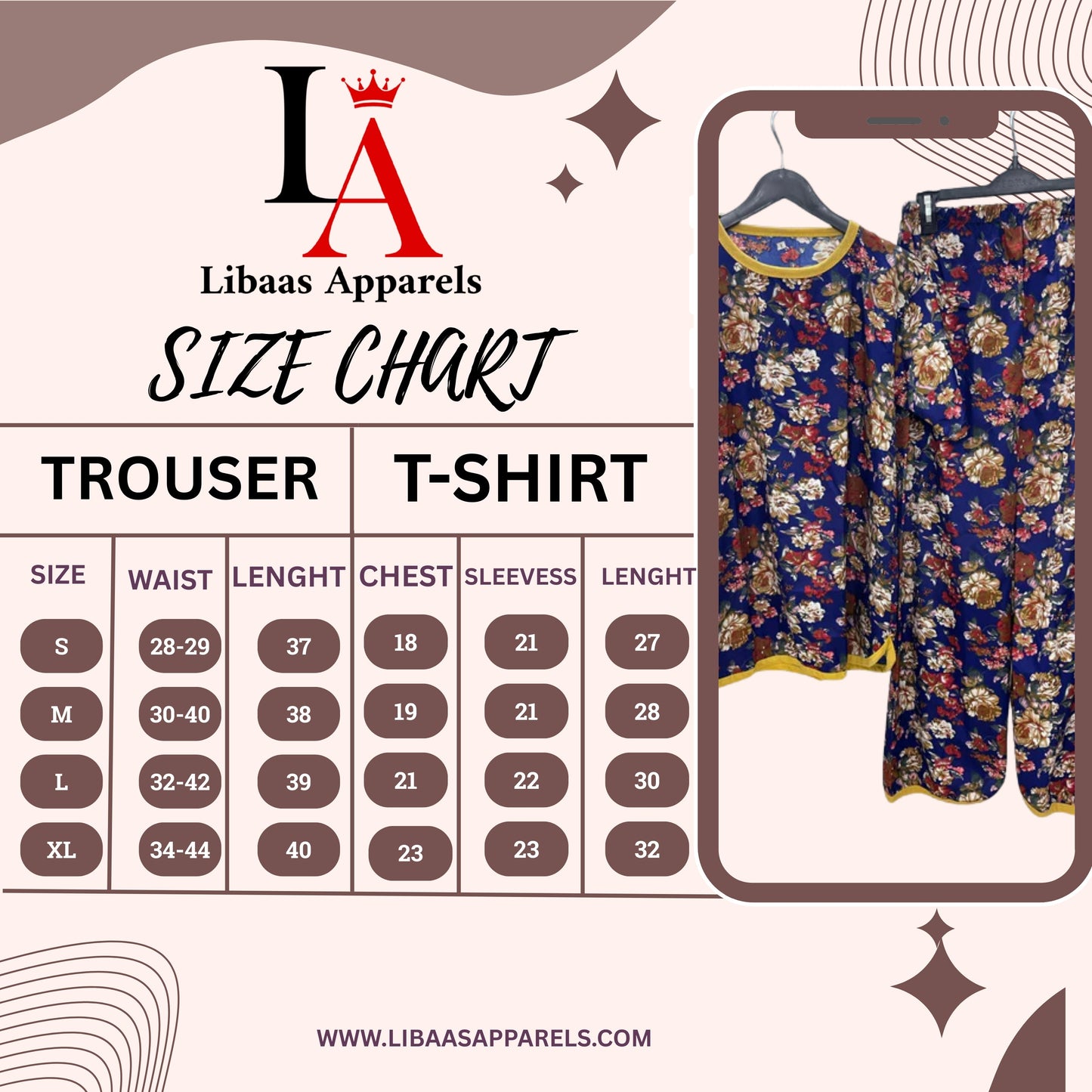 SAPPHIRE AUTUMN PRINTED SHIRT AND TROUSER