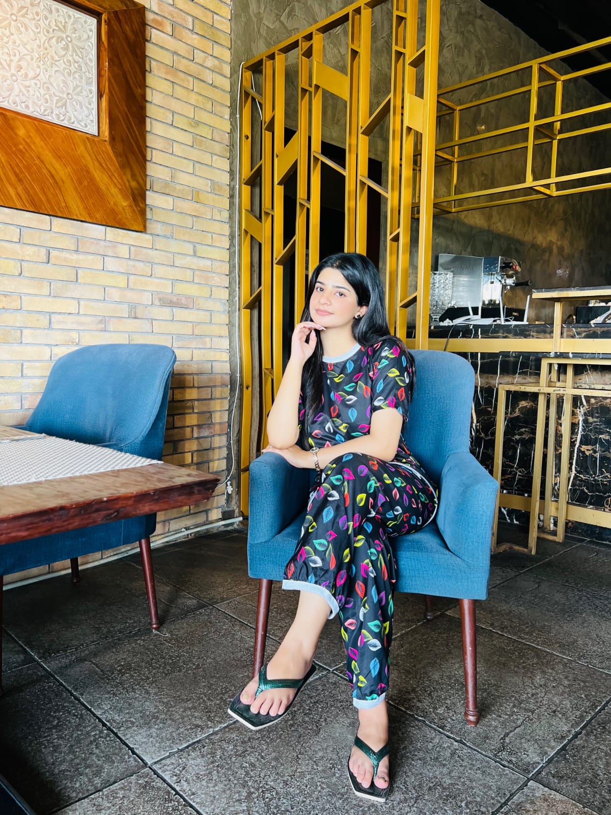 COLORPOP NOIR PRINTED SHIRT AND TROUSER